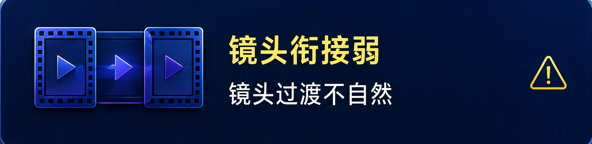 镜头衔接弱